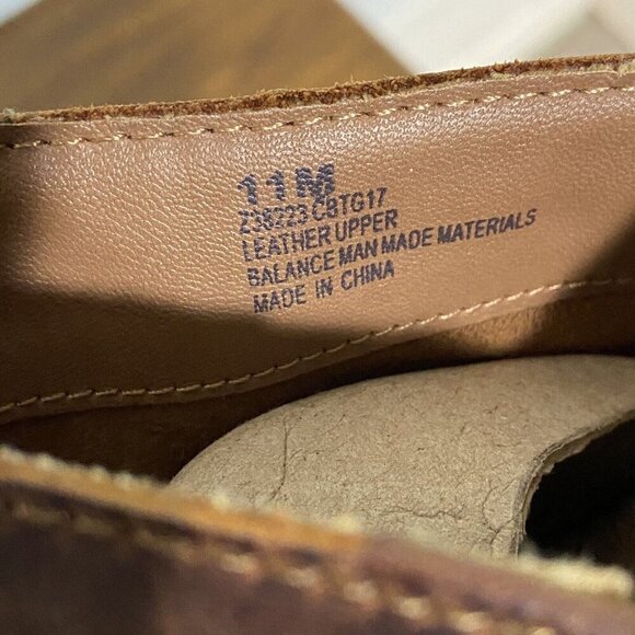 B.Ø.C Børn Women's Karley Leather Mules 11M Brown Buckle Block Heel Clog Western - Picture 11 of 11